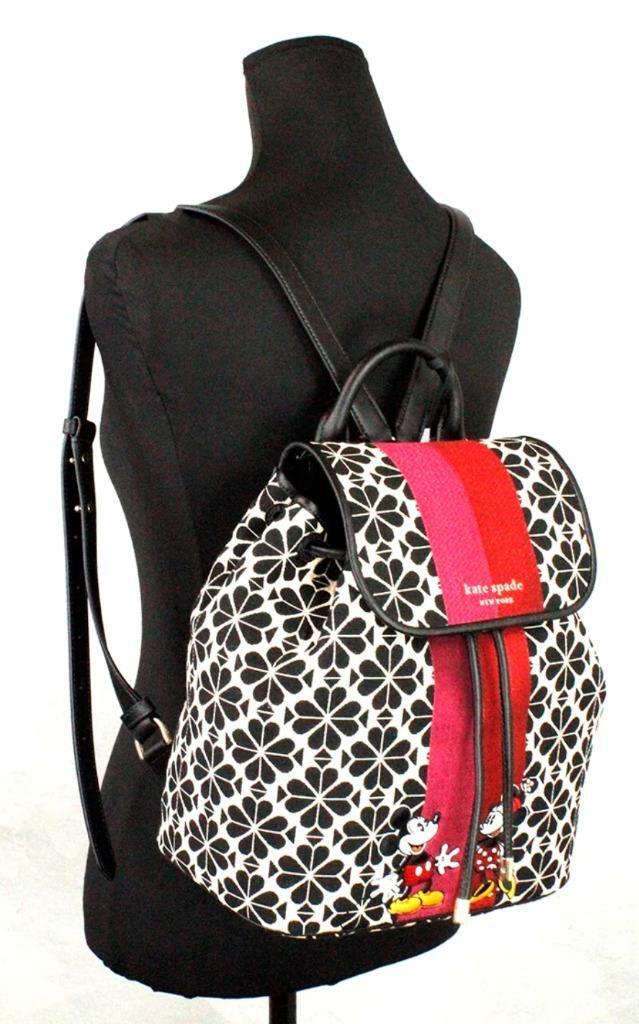 Kate Spade Disney 100 Years Mickey & Minnie Jacquard Backpack NWT