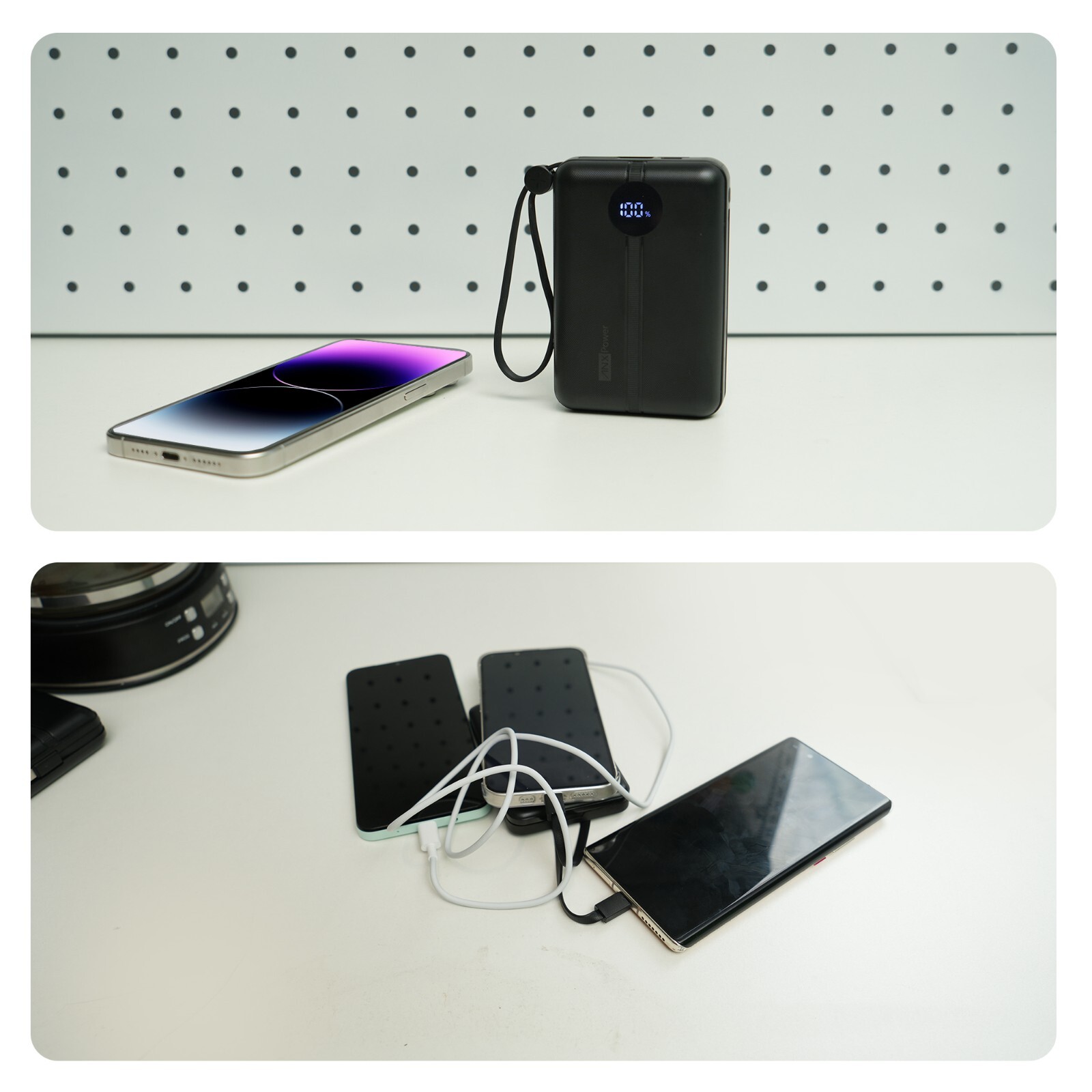 20000mAh Power Bank Fast Charging Battery LCD Digital Display Large Capacity