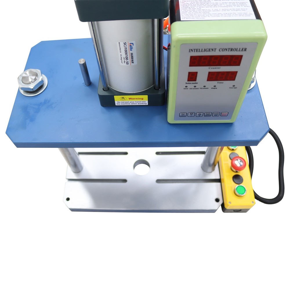 110V 2 Boards Adjustable Pneumatic Punch Press Machine with Controller 1102lb