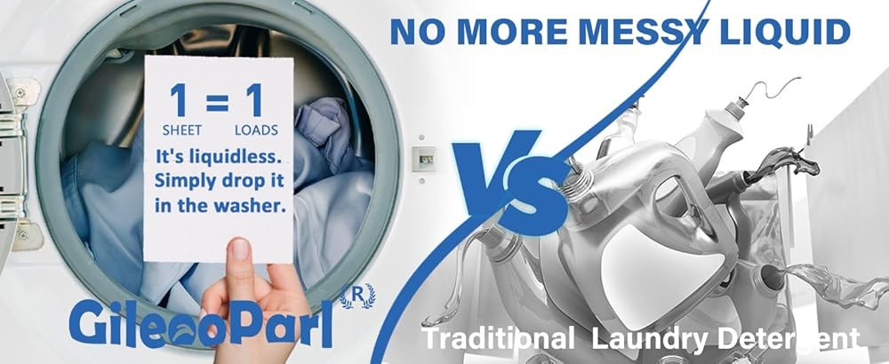 200-loads Eco Laundry Deternt Sheets - Fresh Scent - for