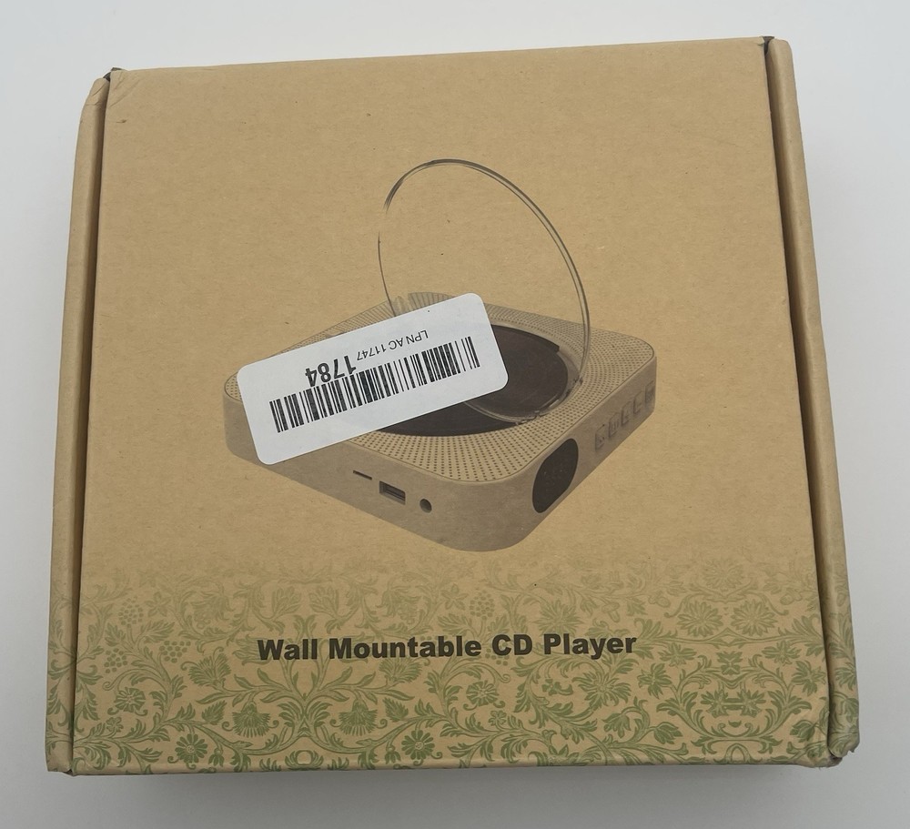 Wall Mountable CD Player USB - New