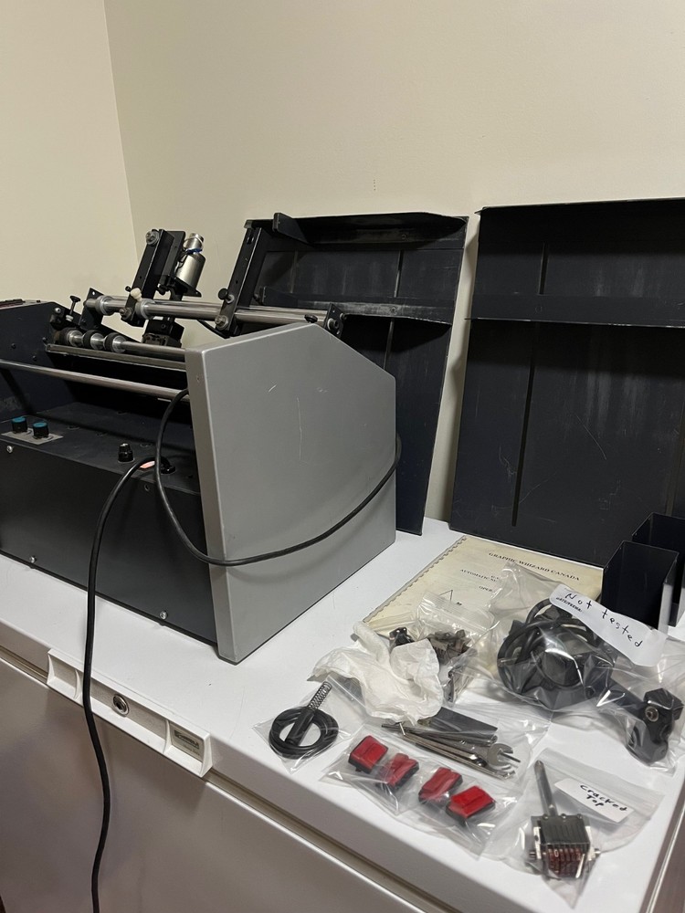 Graphic Whizard Model K Mark II Numbering Perf Score Machine – WORKING