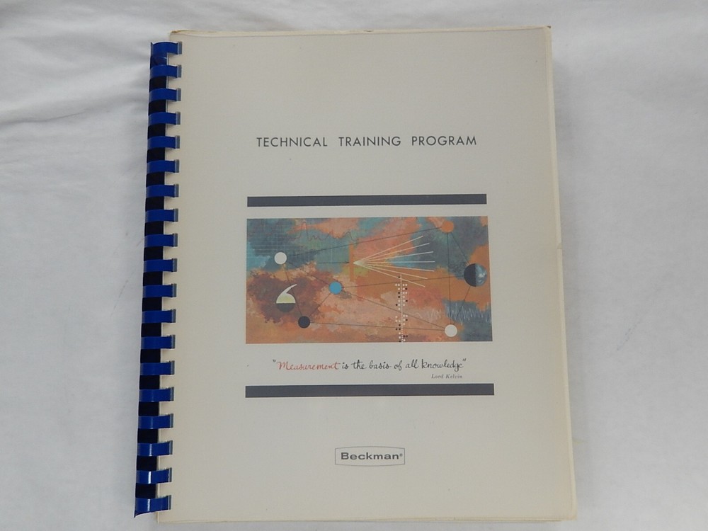 Beckman Technical Training Program by Beckman Instruments Inc.
