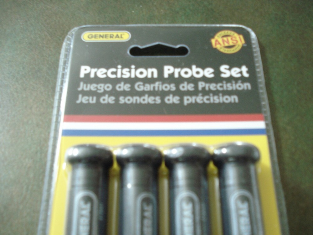 4pc GENERAL ULTRA TECH PRECISION PICK AND PROBE SET 60004 EXCEEDS ANSI STANDARDS