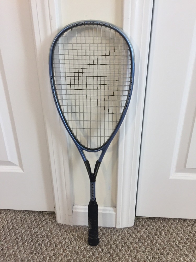 Dunlop Black Max Carbon 520 Squash Racket Oversize Head Advanced Control System