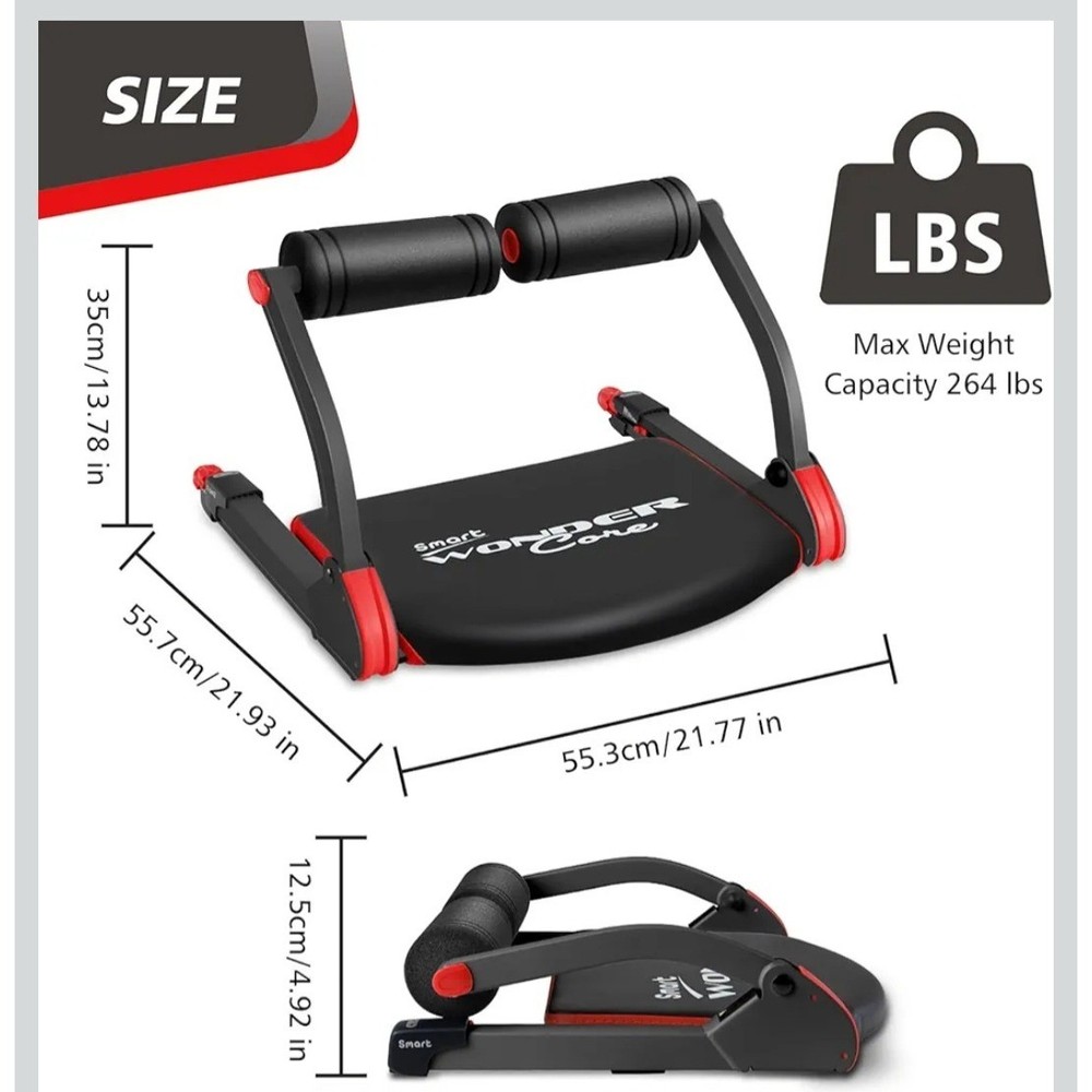 Smart Wonder Core Multi-Purpose Abdominal Exercise Machine Adjustable Resistance