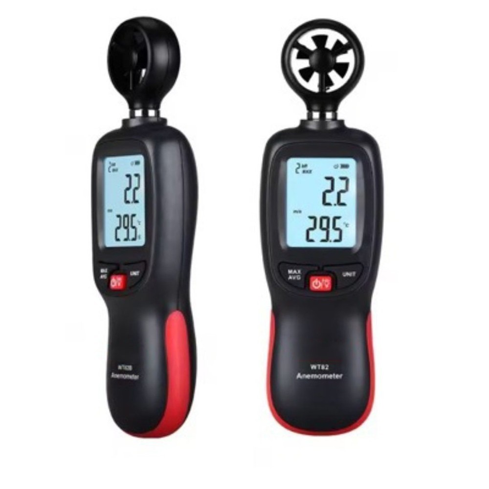 Handheld WT82 Digital Anemometer for Precise Wind and Temperature Data