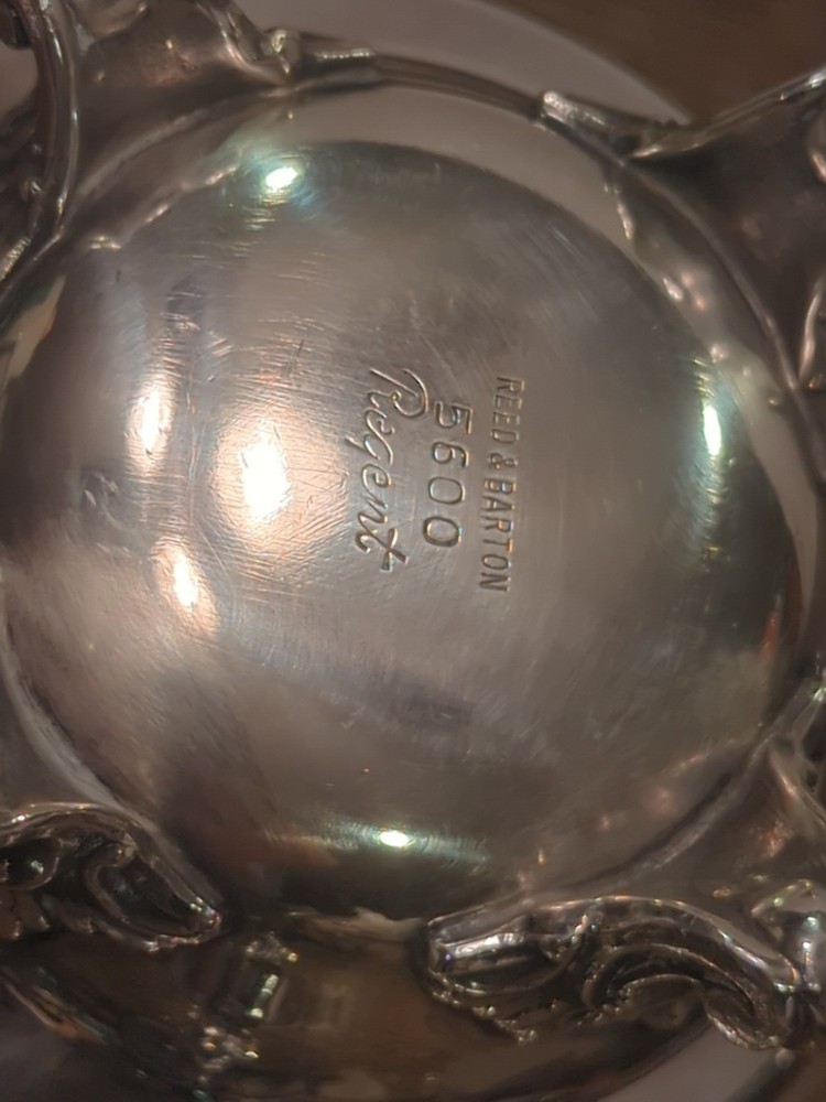 REED & BARTON REGENT 5600 Silverplate Sugar Bowl & Lid