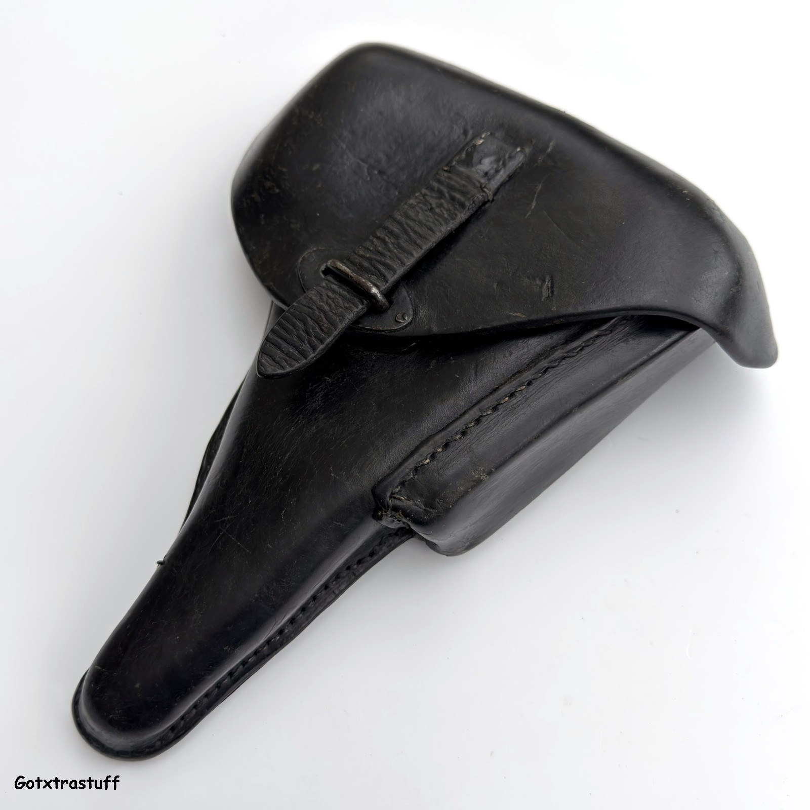 Walther P.38 Pistol HARDSHELL HOLSTER. Faint Oakleaf. Original Vintage.