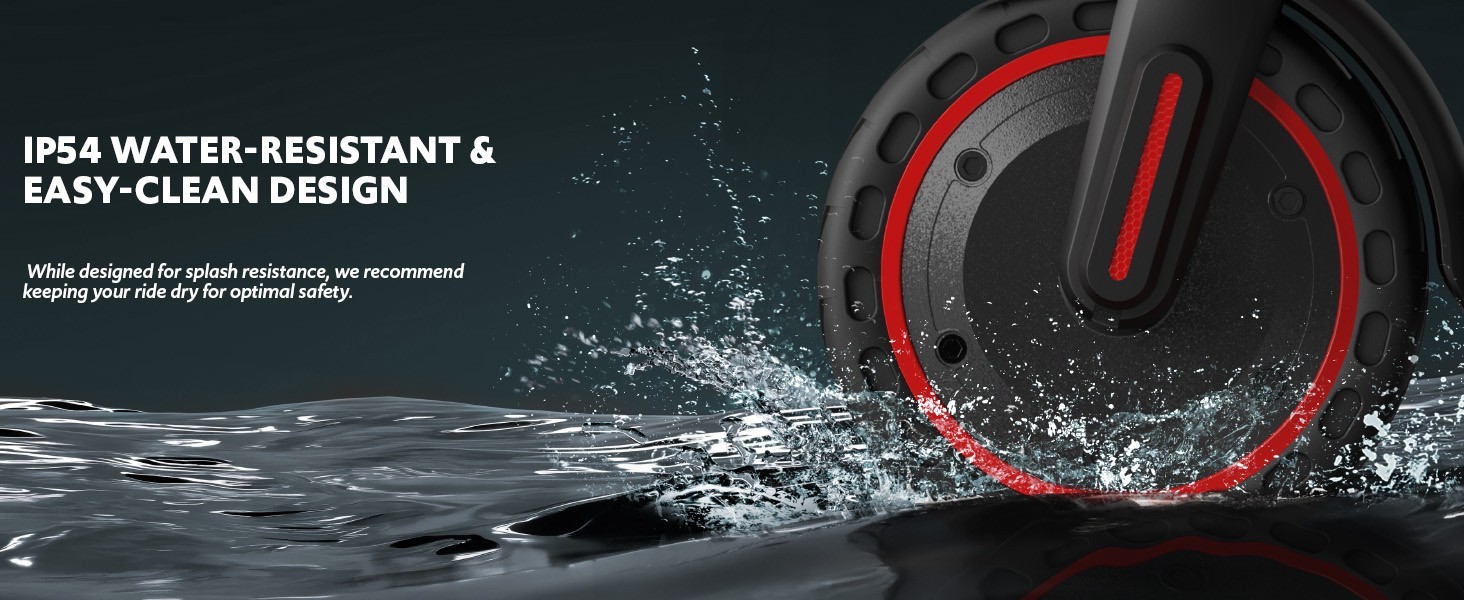 Electric Scooter Adults, Up to 21 MPH, Folding E-Scooter Built-in Side Lights