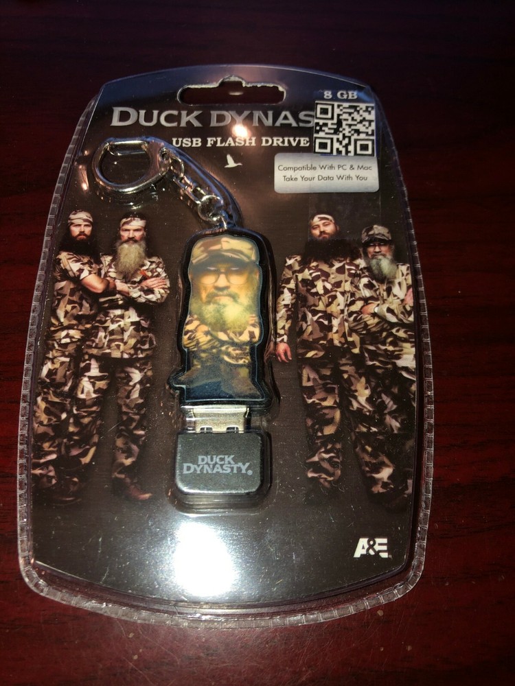 DUCK DYNASTY USB Flash Drive 8GB NEW -8 MAC & PC Compatible Keychain