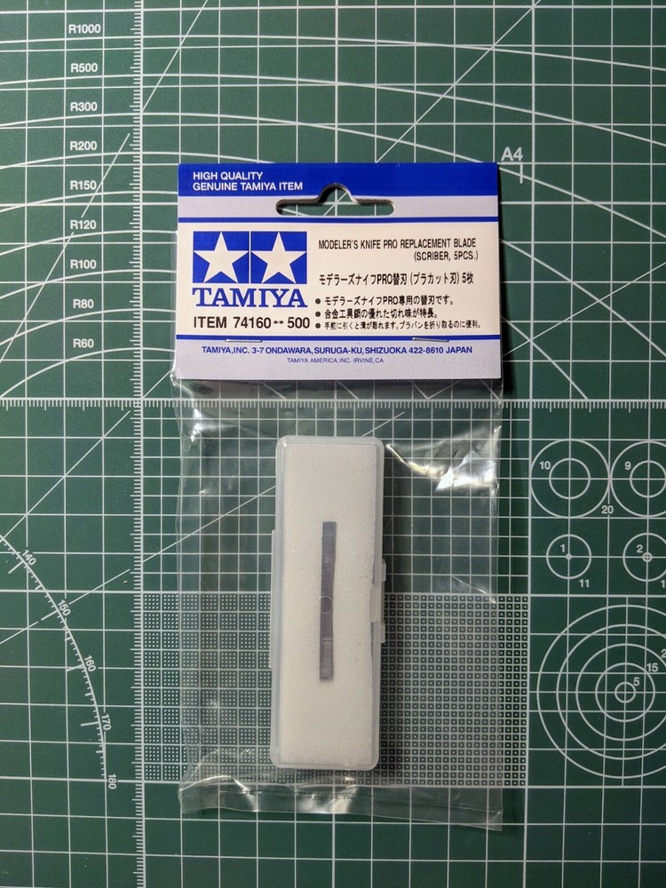 Tamiya Modeler's Knife PRO Replacement Blade (SCRIBER, 5pcs) 74160