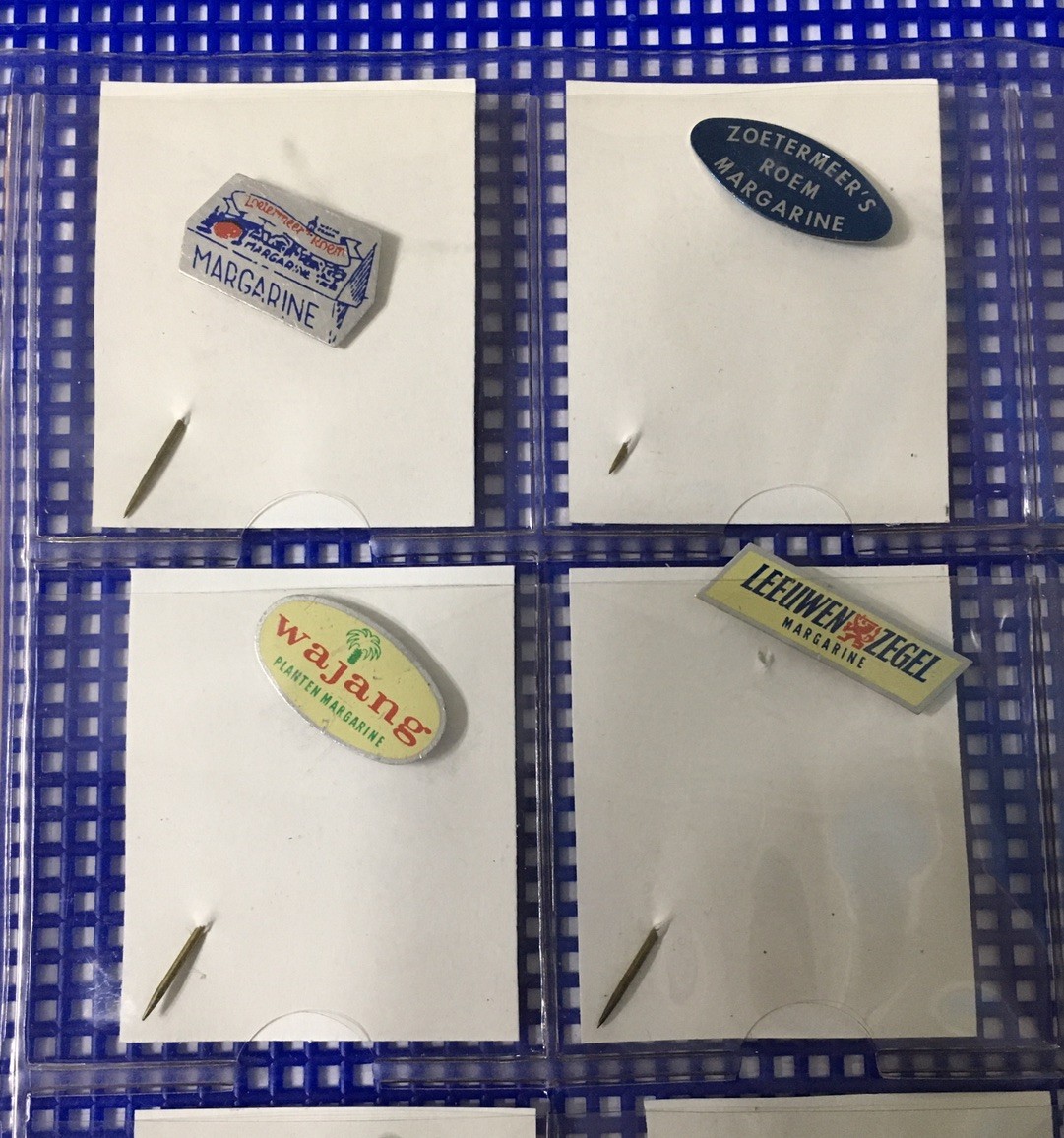 Vintage MARGARINE German Dairy Advertising Logo Lapel Hat Stick Pins Pin Lot