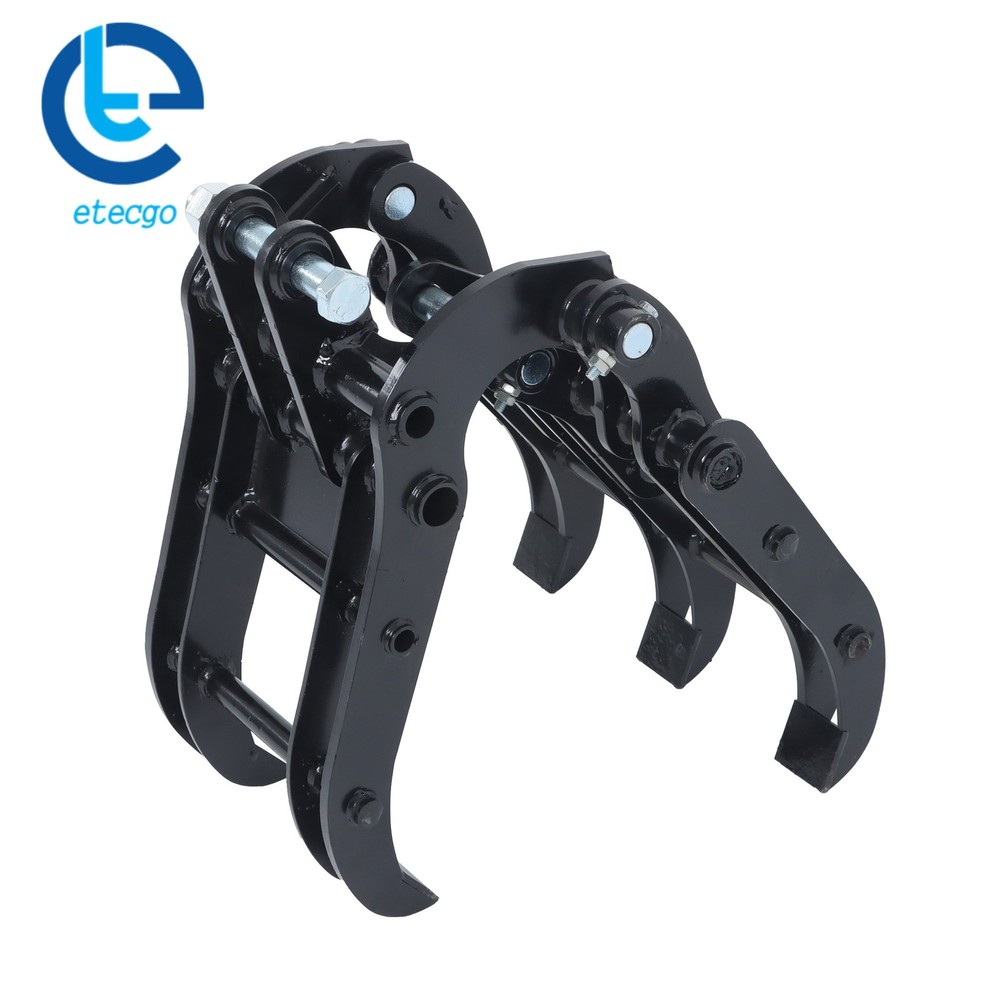 Wide Opening Excavator Grapple for Compact Diggers -Quick Attach