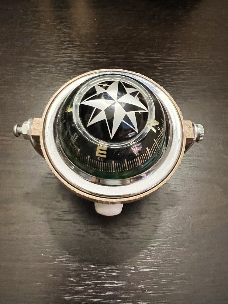 Vintage SHK Globe Compass