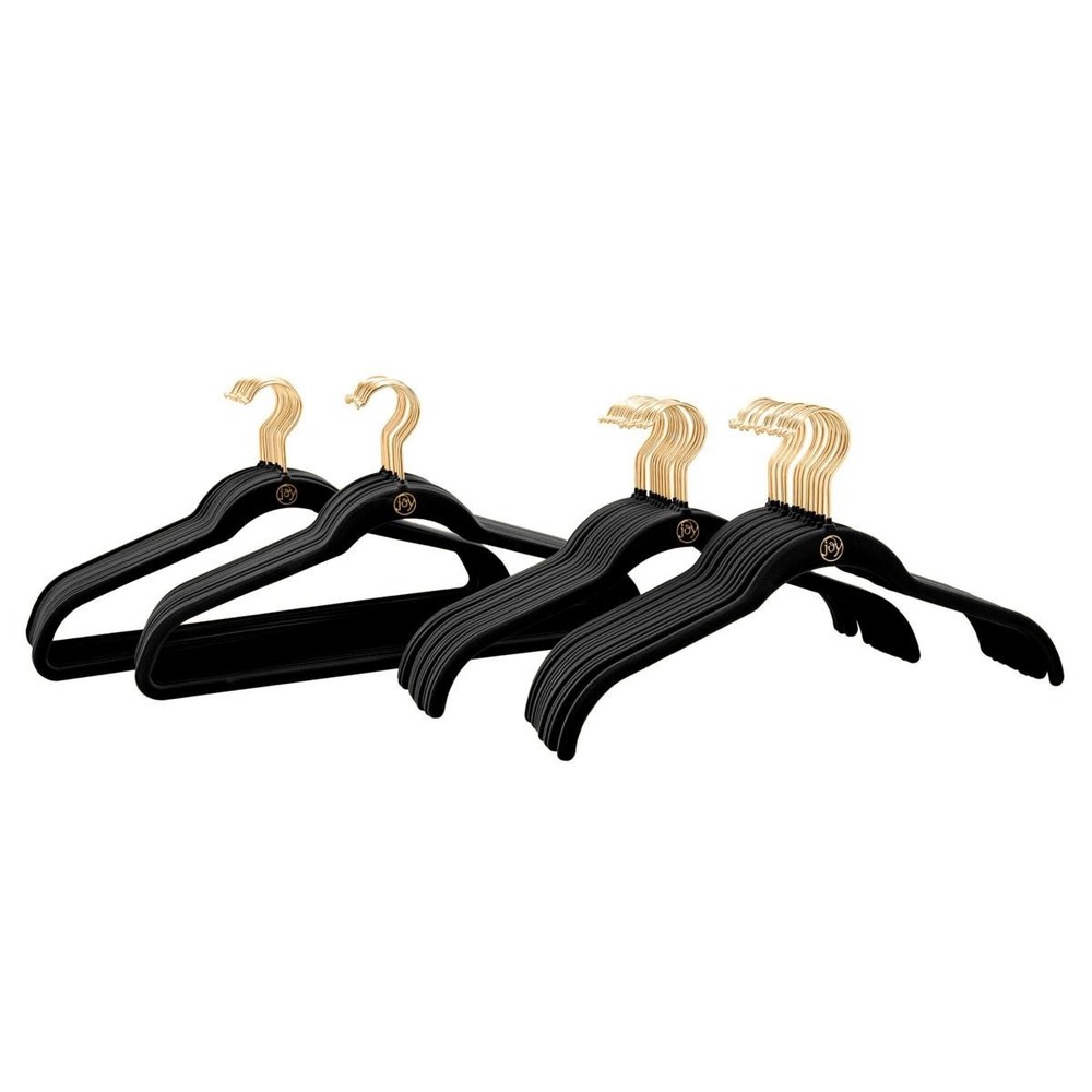 The JOY 60-piece Mega Hanger Pack with Antimicrobial Technology (Distressed Box)