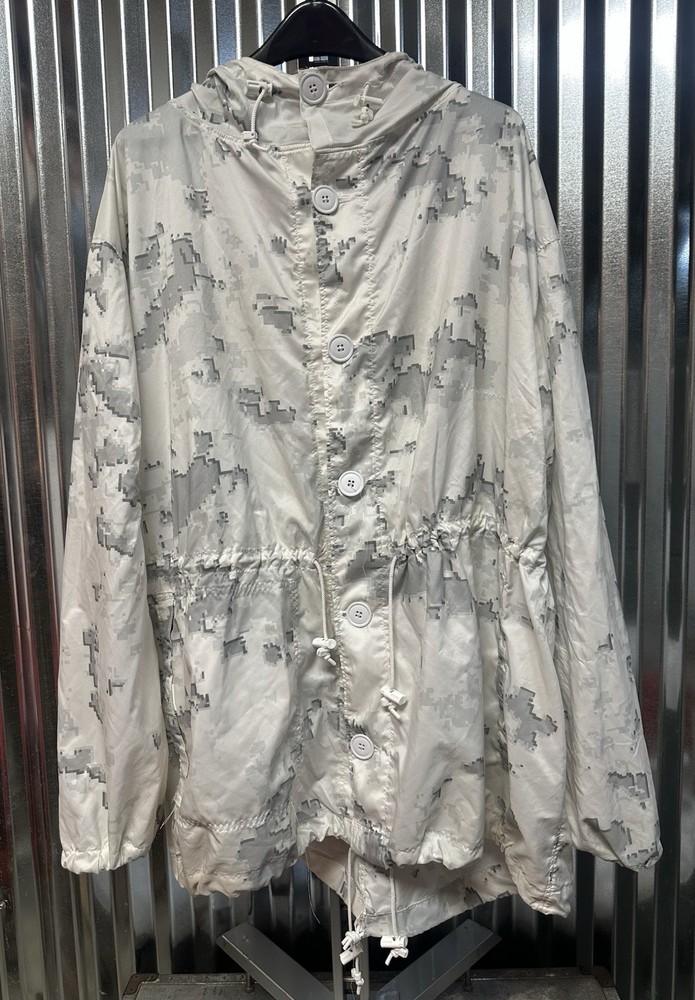 USMC Snow MARPAT Camouflage Parka Jacket White Large Regular