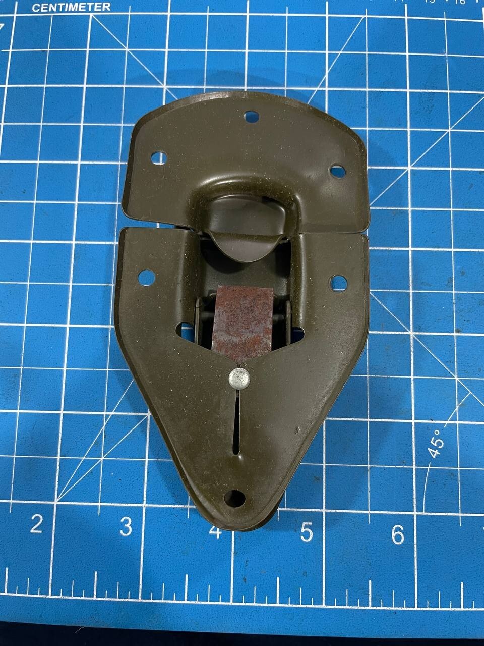 Army Trunk Foot Locker Hardware Draw Bolt Latch Hasp Green