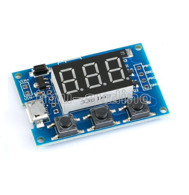 2 Channel Independent PWM Pulse Frequency Generator Duty Cycle Adjustable Module