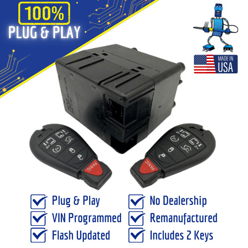 Dodge Durango WIN Module Wireless Ignition Node -Programmed w/Keys 2010-2013