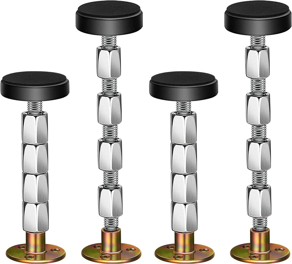 Adjustable Threaded Bed Frame Stabilizer - Stop Shaking & Enhance Sleep Quality
