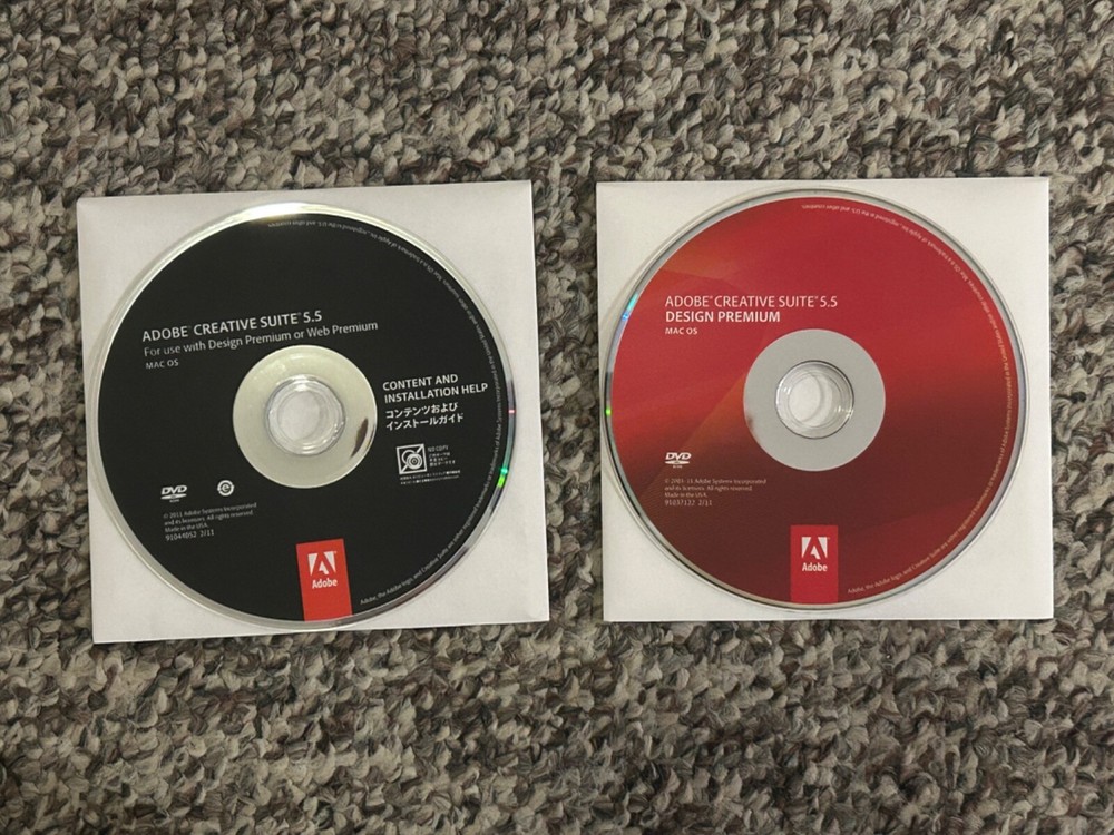 Adobe Creative Suite 5.5 CS5.5 Design Premium For Mac OS Upgrade Version