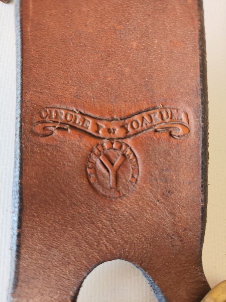Circle Y Saddle Brown Leather Crupper