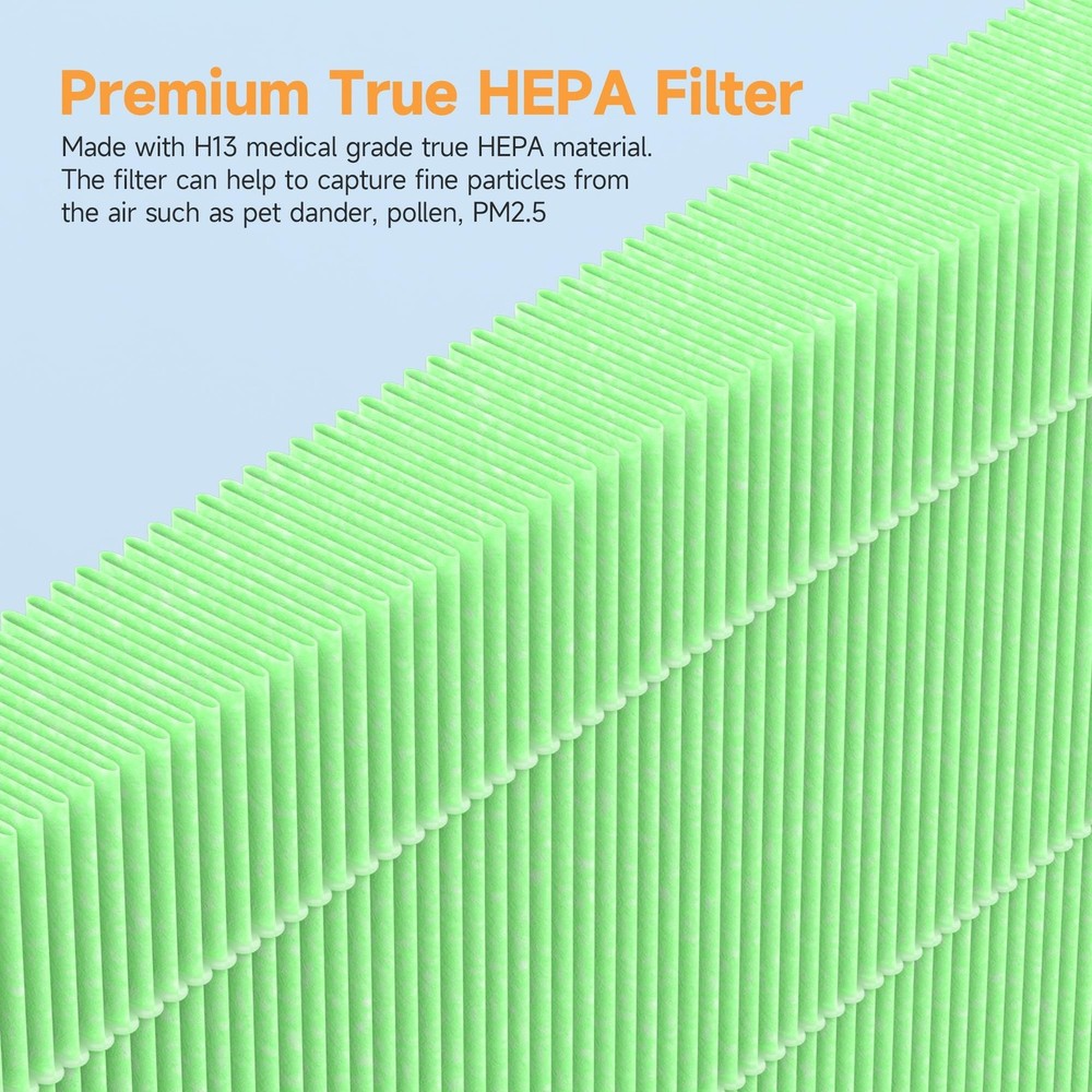 2 Packs HAP602 Toxin Absorber Replacement Filters Compatible with ECOSELF HAP...