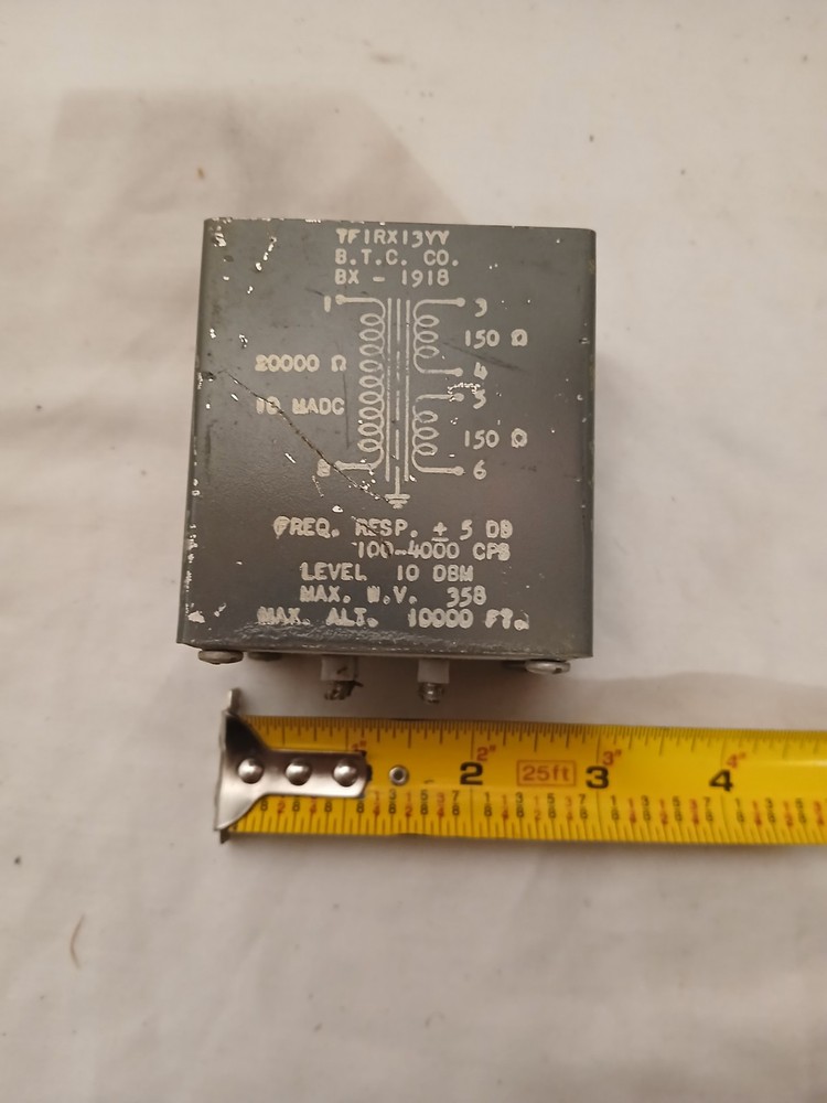 BTC bx 1918 output transformer dual secondaries vintage