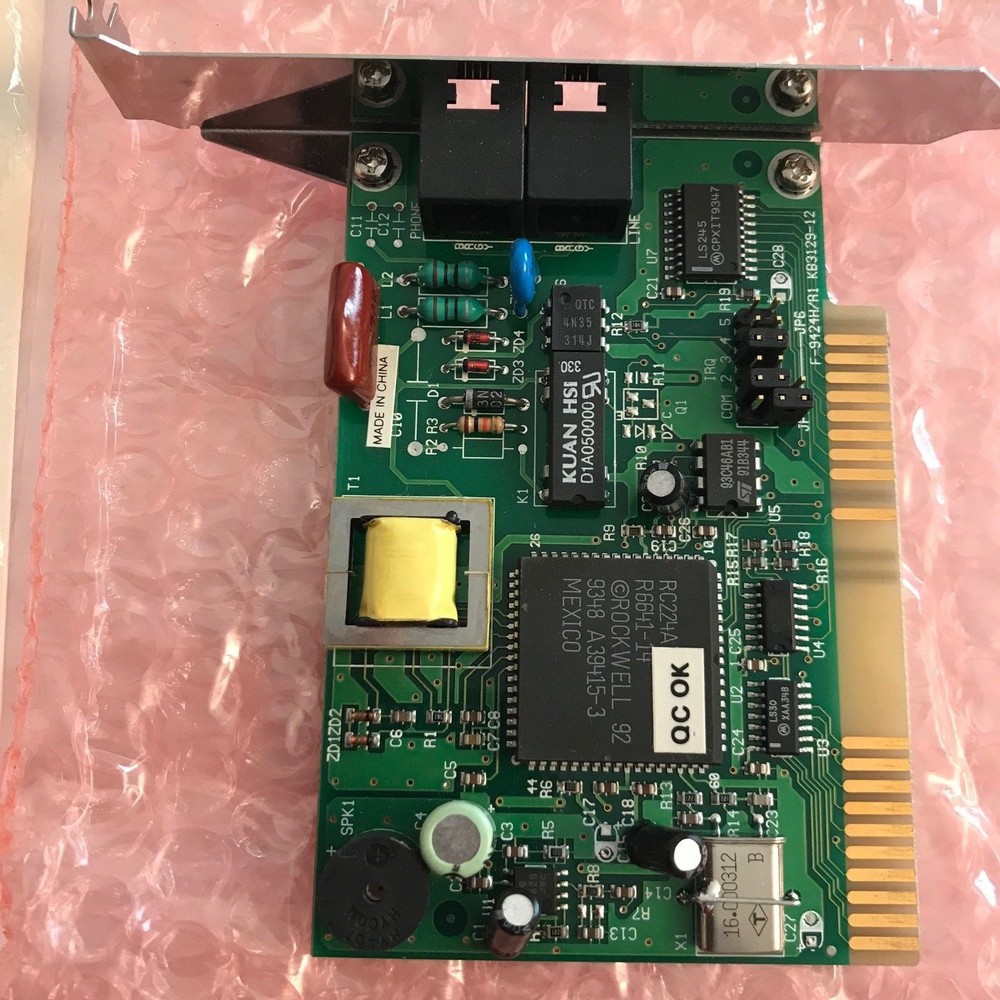 Vintage Best Data Fax 14400 Modem, Internal Version