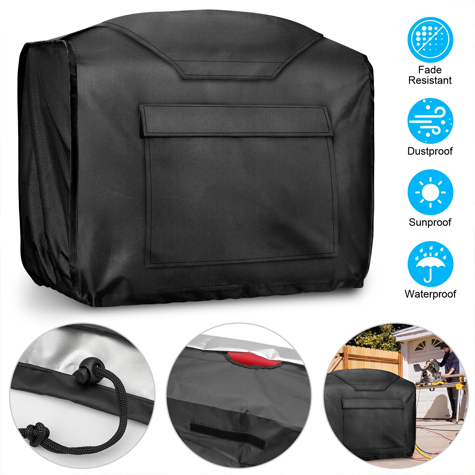 Waterproof Heavy Duty Generator Cover, Portable Outdoor Inverter Storage Cover