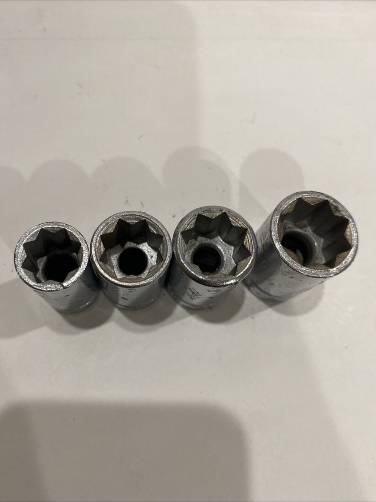 Williams Tools BD814 BD816 BD818 BD-820 3/8" Drive Shallow Socket, 8-Point