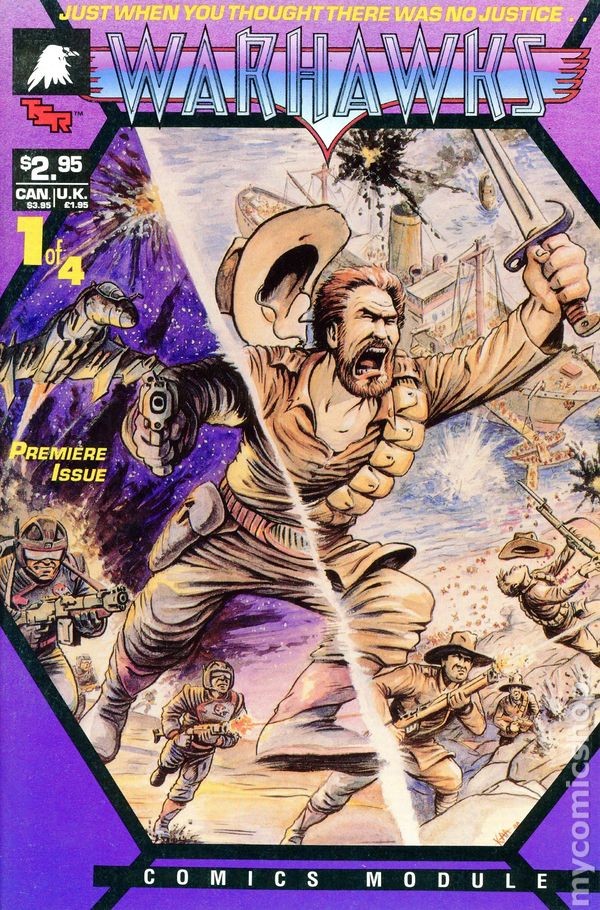 Warhawks Comics Module #1 VG 1990 Stock Image Low Grade