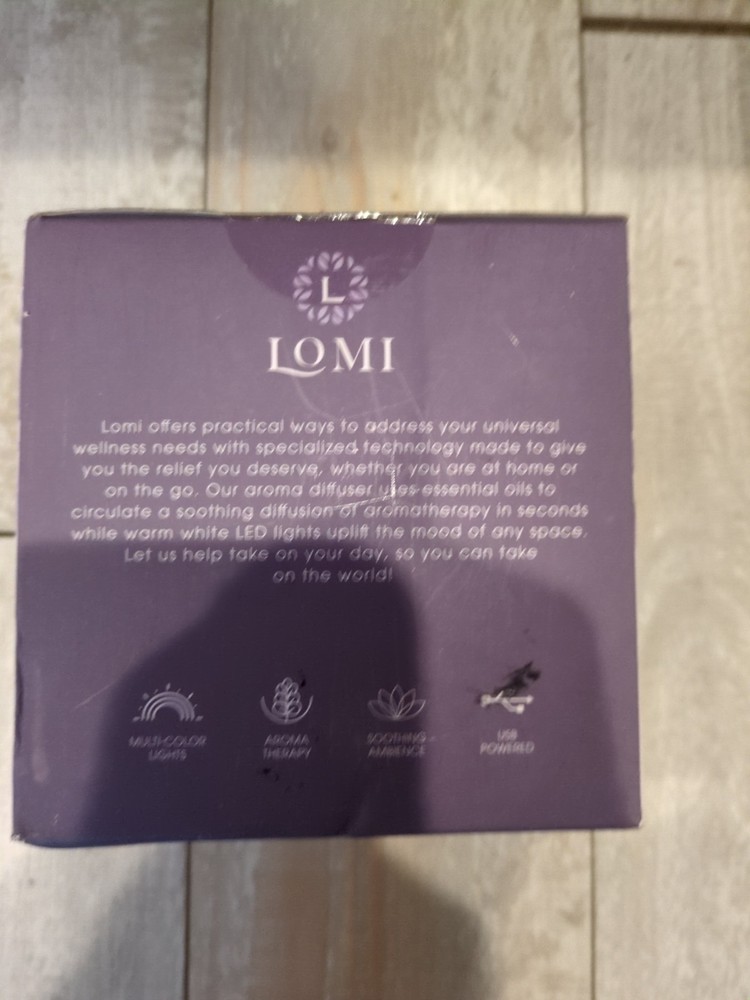 Lomi Prism Breeze Aroma Diffuser L.E.D Lights