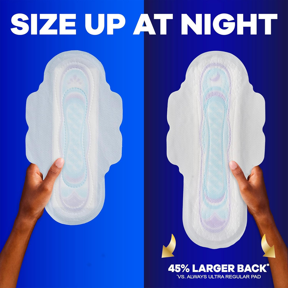 Ultra Thin Pads with Wings, Size 1, Regular, 46 Count