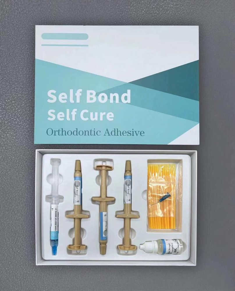 MacDent Dental Self Bond Self Cure Orthodontic Bonding Kit For Brackets Braces