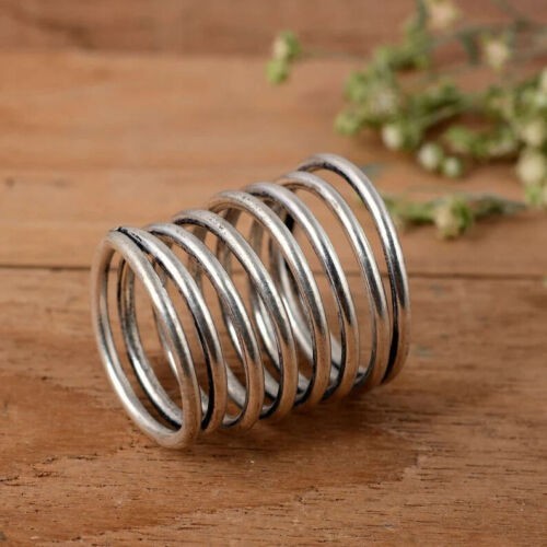 Solid 925 Sterling Silver Band & Statement Ring Handmade Ring All size R-43