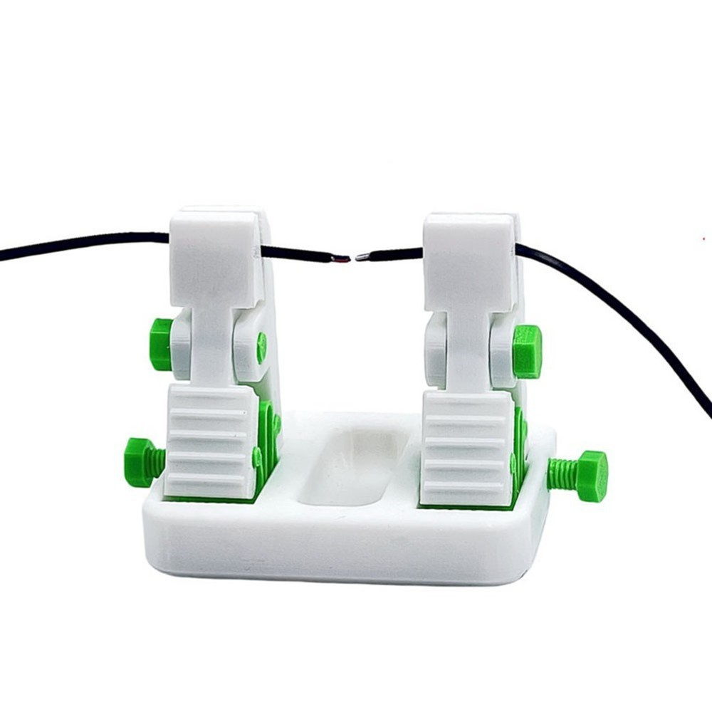 Compact Wire Mounting Bracket for Soldering Projects in Tight Workspaces