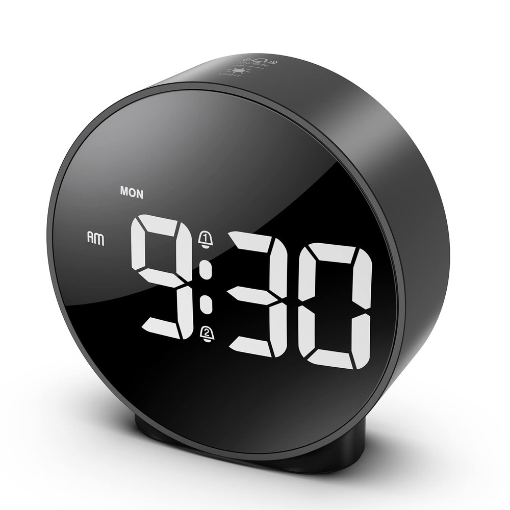Digital Alarm Clock, HD LED Display Alarm Clock, Simple Table Clock, Electron...