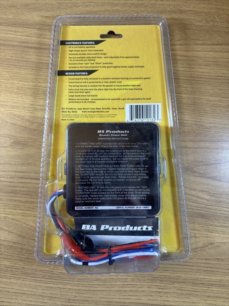 NOS Remington Wildlife Feeder Digital Controller Timer QT-10