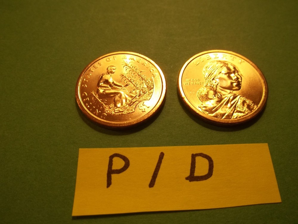 Native American Dollar Set  2009  P, D Unc.