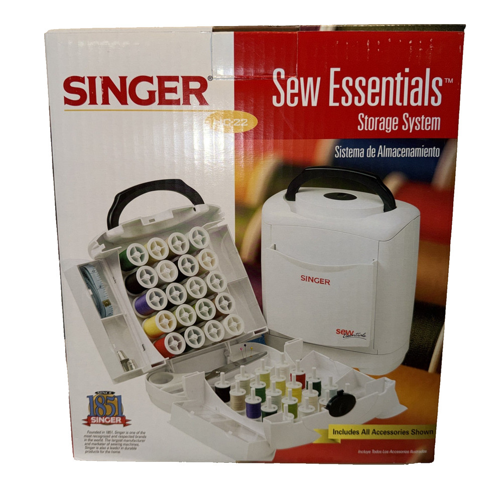 NEW Singer Sew Essentials Storage System Full With Extras
