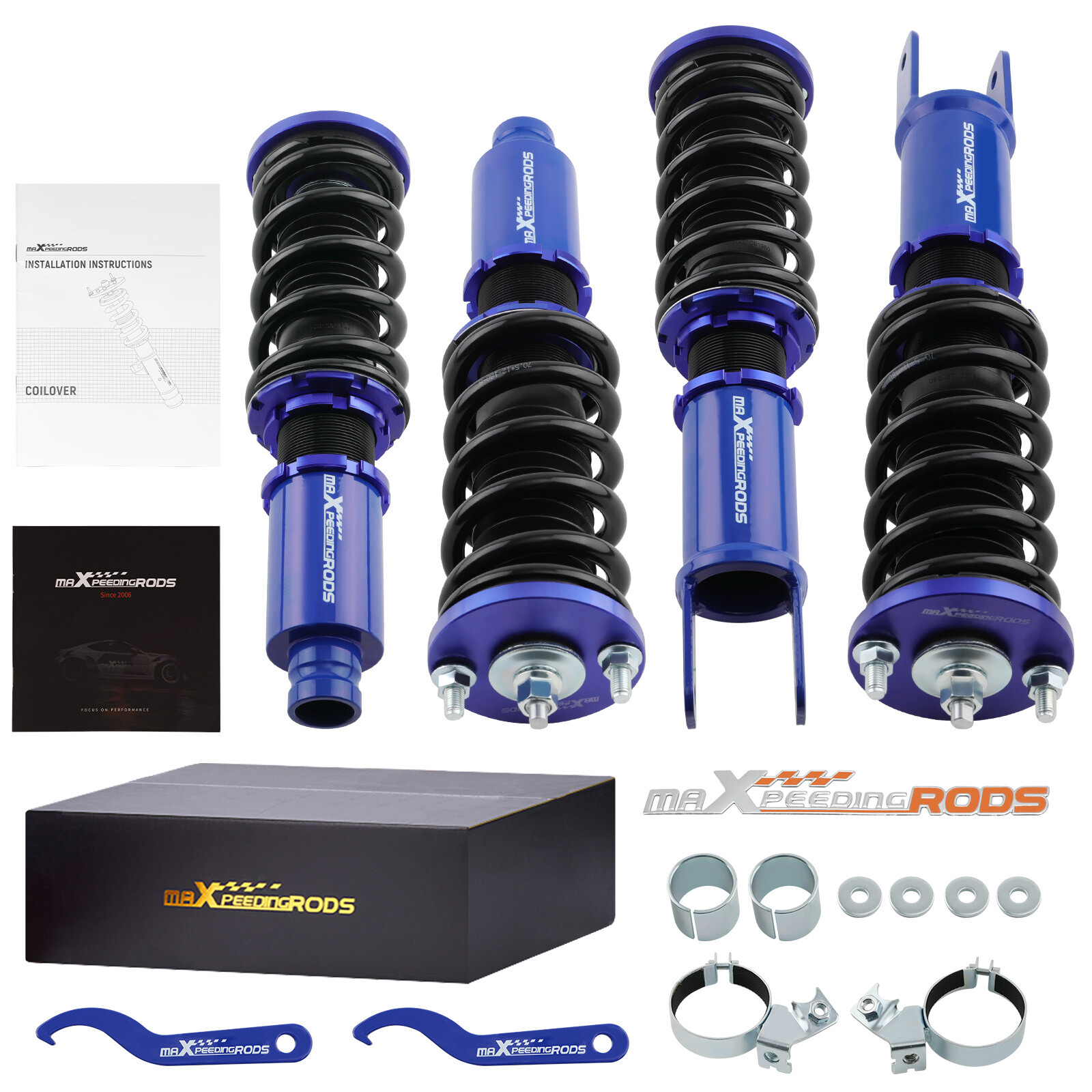 Front + Rear Coilovers Suspension Kit For Honda Civic 96-00 Struts Shock