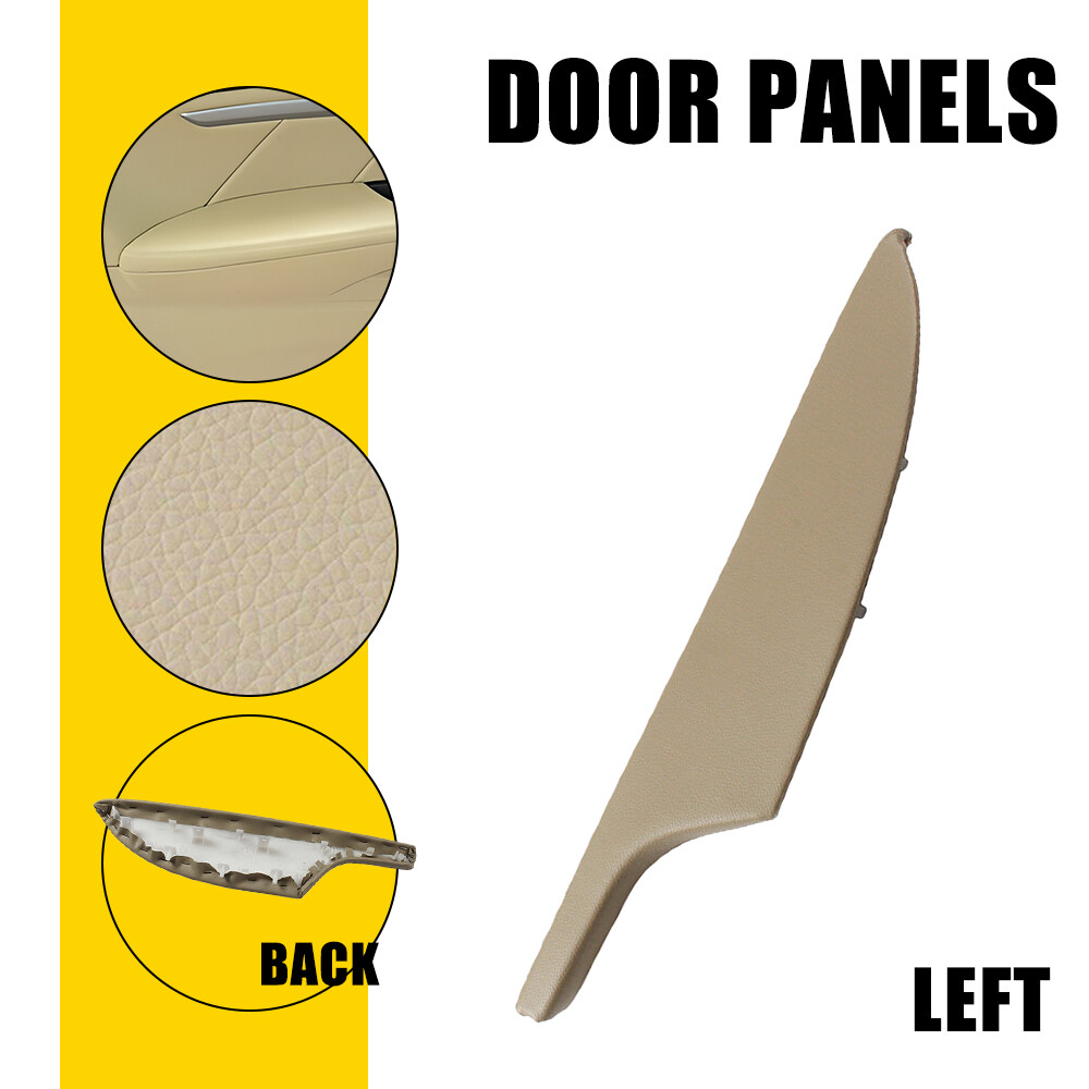Fits For 2008-2012 Honda Accord Coupe Door Armrest Panel Beige Left Side Leather