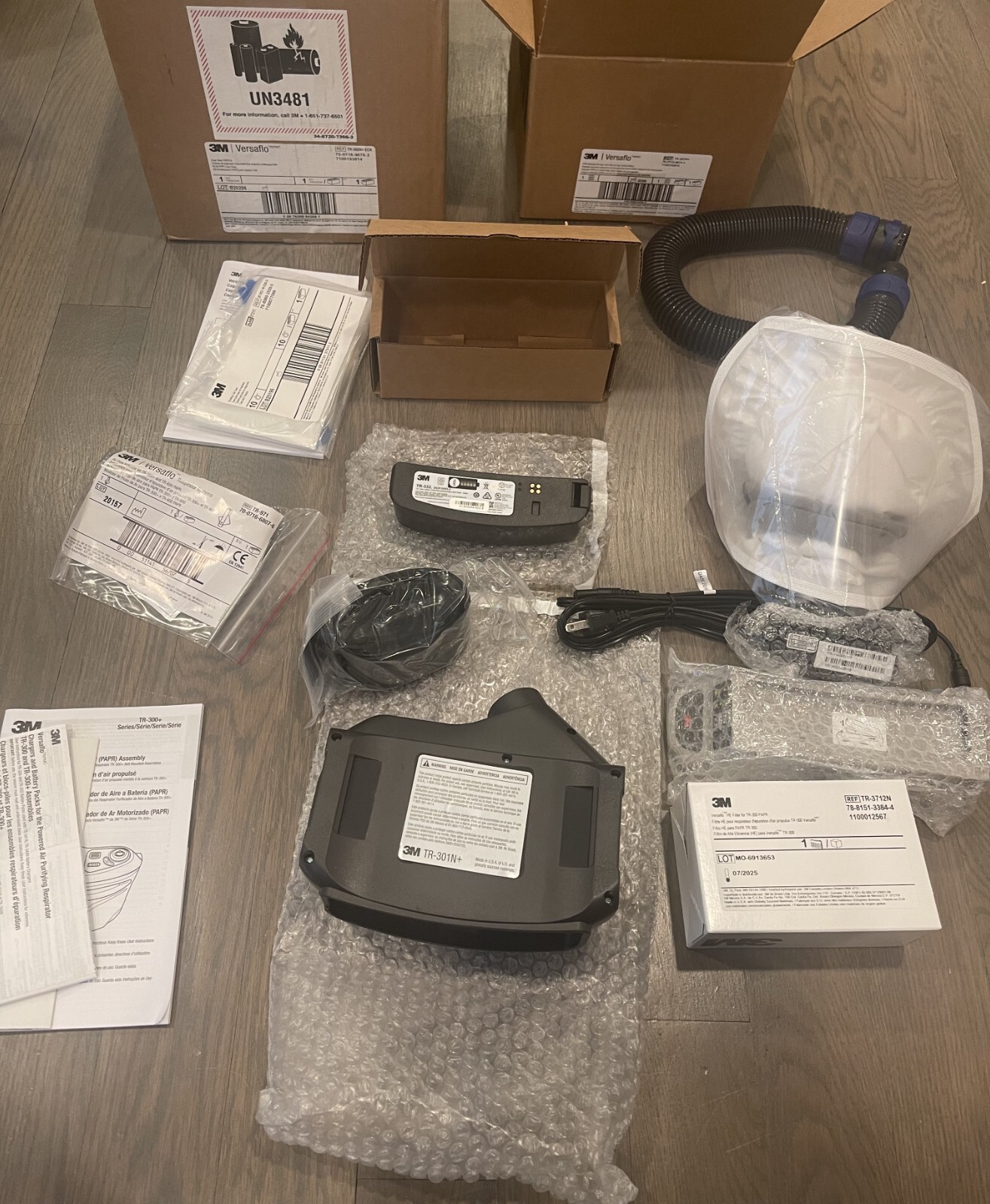 3M PAPR Respirator, Versaflo Powered Air Purifying Respirator Kit, TR-300N+ ECK