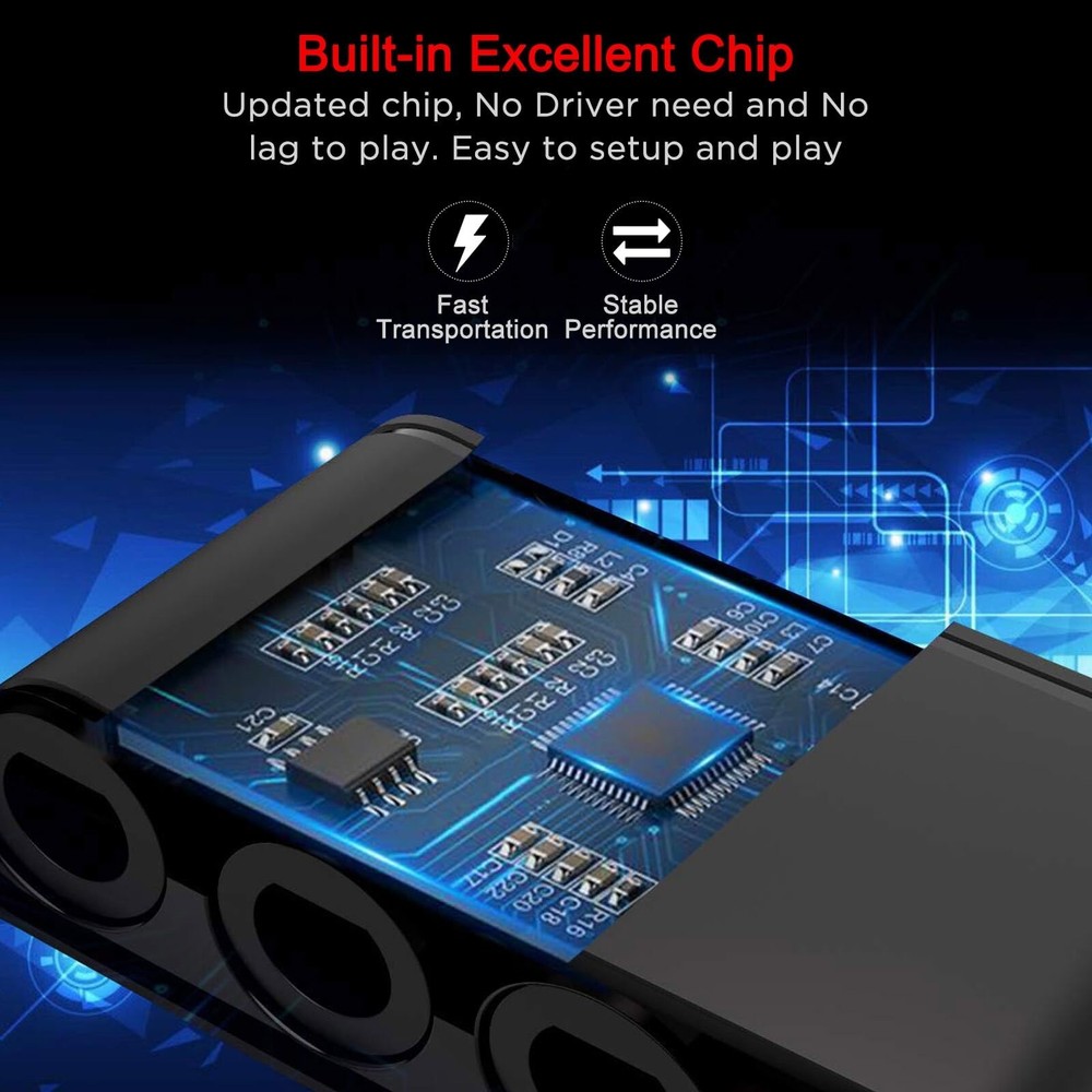 High - Quality Multi - Device Converter Fits Nintendo Gamepad Switch/Wii U/PC US