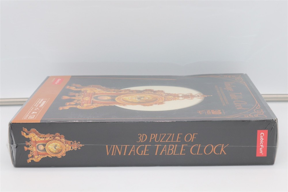 Cubicfun Vintage Table Clocks Craft Kits Pendulum Desk Clock - NEW -