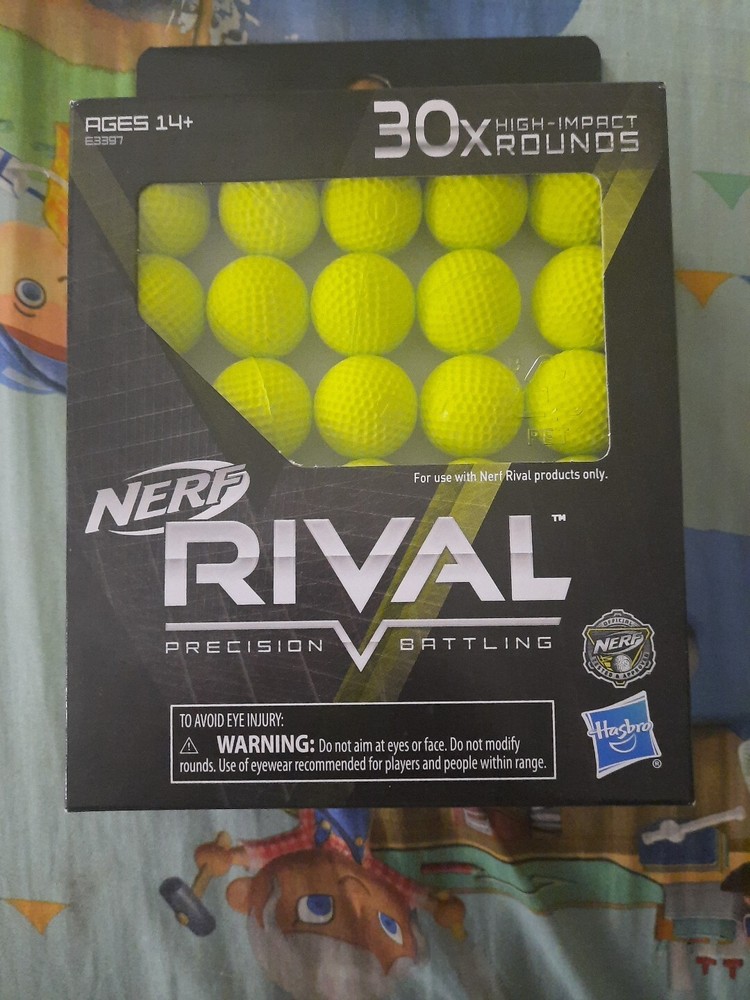 Yellow 30 Count NERF E3397 Rival Refill Ball Yellow