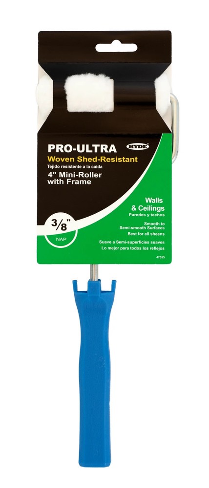 Hyde Tools: 4" x 3/8" Pro-Ultra Mini Roller with Frame