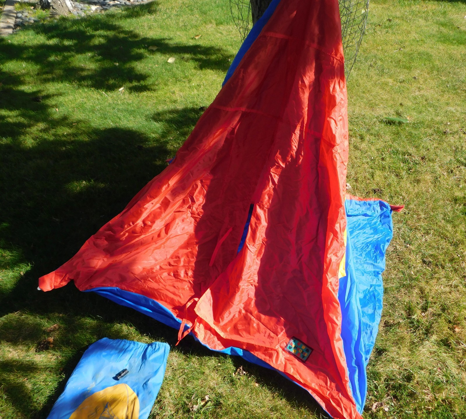 VTG 90's GYMBOREE PLAY SLEEP TENT INDOOR OUTDOOR GYMBO THE CLOWN RAINBOW